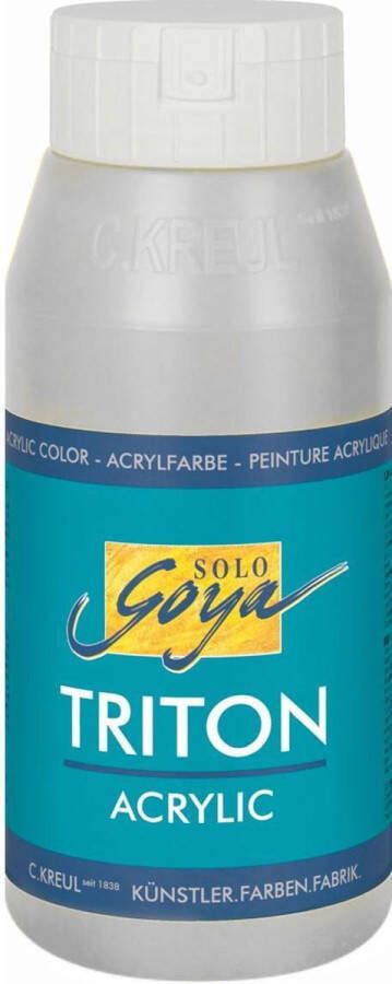 Solo Goya TRITON Zilveren Acrylverf – 750ml