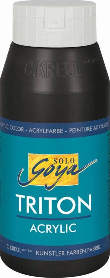 Solo Goya TRITON Zwarte Acrylverf – 750ml