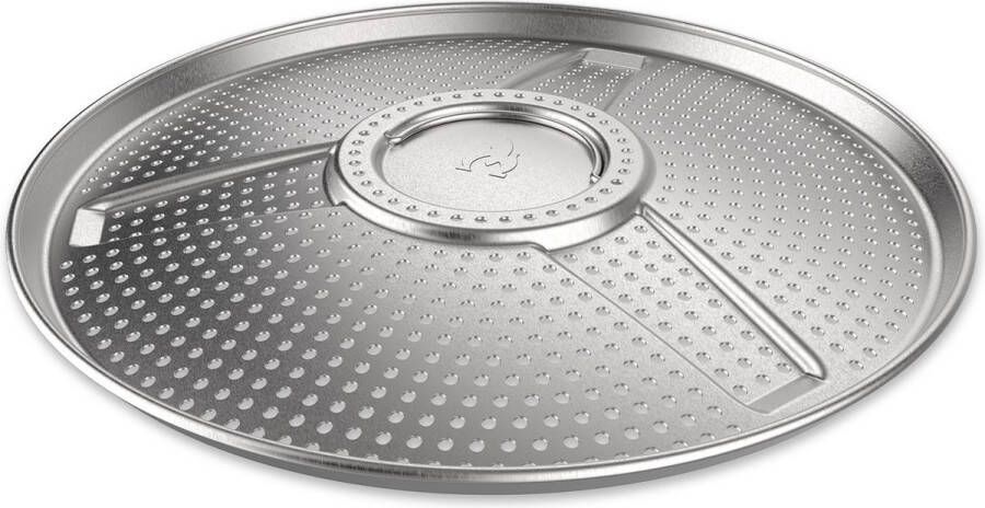 Solo Stove Bonfire Pellet Adapter Pelletbrander voor Bonfire Vuurkorf Accessoire voor Outdoor Fire Pit Inzetstuk voor het branden van pellets Veilig branden Roestvrij staal Diameter: 44 cm