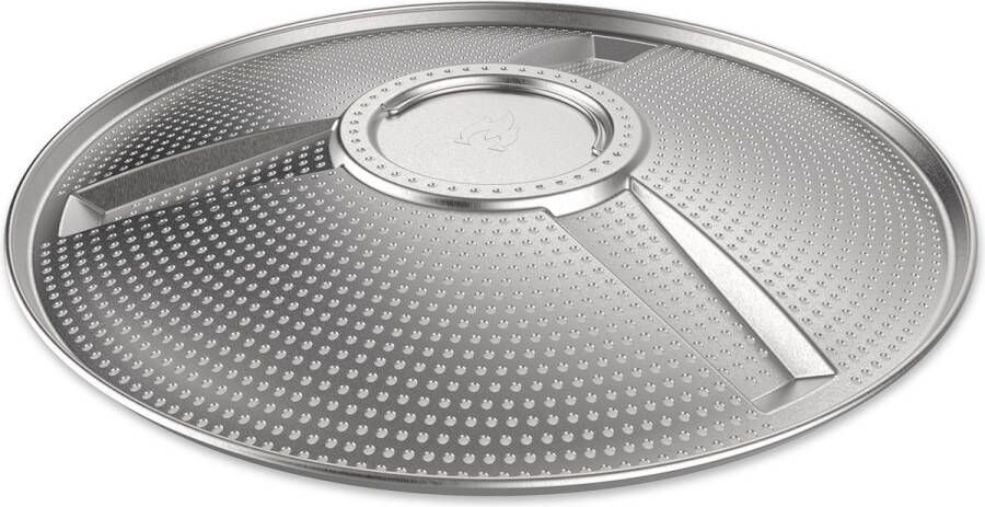 Solo Stove Yukon Pellet Adapter Pelletbrander voor Yukon Vuurkorf Accessoire voor Outdoor Fire Pit Inzetstuk voor het branden van pellets Veilig branden Roestvrij staal Diameter: 60 cm
