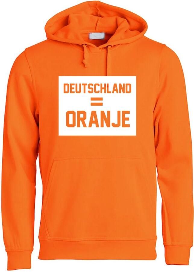 Sol's Deutschland is Oranje Hoodie Nederlands Elftal EK Duitsland 2024 Voetbal Unisex Trui Sweater Hoodie Capuchon