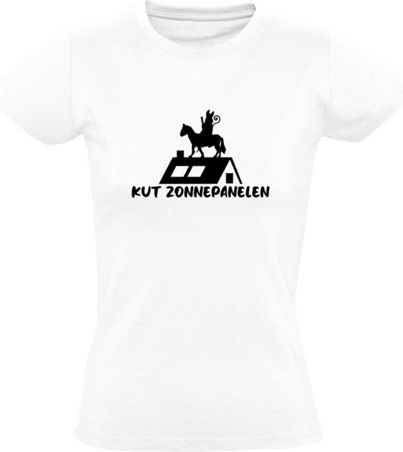 Sol's Kut Zonnepanelen Dames T-shirt Sinterklaas Motor Sinterklaaskado Harley Shirt