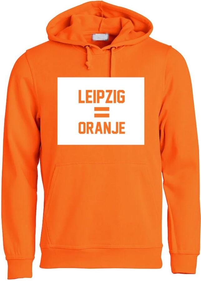 Sol's Leipzig is Oranje Hoodie Nederlands Elftal EK Duitsland 2024 Voetbal Unisex Trui Sweater Hoodie Capuchon