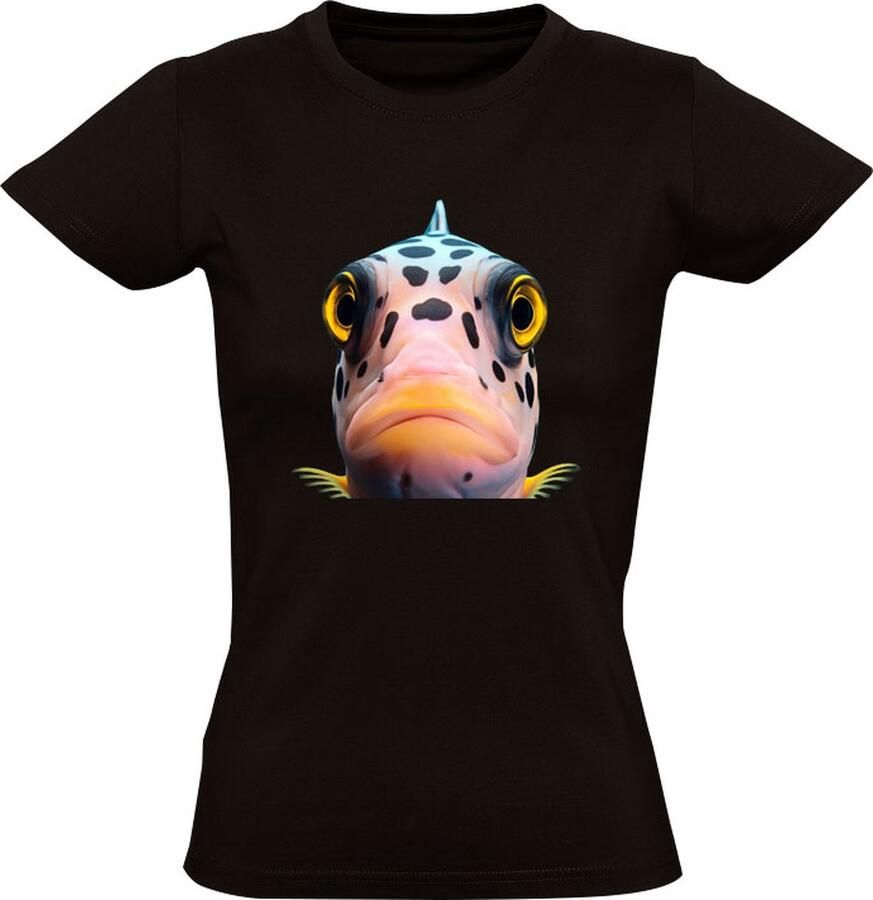 Sol's Weird Fish Dames T-shirt gek bijzonder raar vis dier