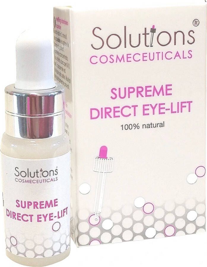 Solutions cosmeceuticals Supreme Direct Eyelift anti-aging anti-rimpel oogcrème instant eye lift- na 2 minuten oogcontourcreme