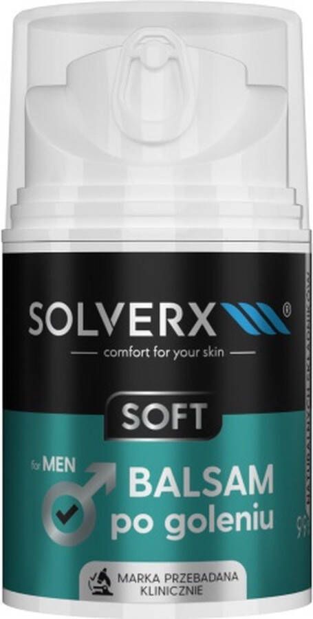 SOLVERX Zachte aftershave balsem voor mannen 50ml