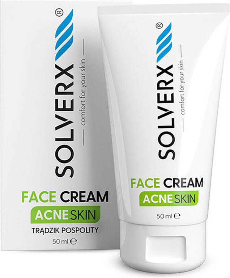 Solvex Acne Skin gezichtscrème voor acne en vette huid 50ml