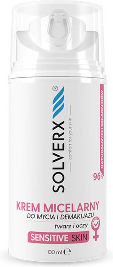 Solvex Gevoelige huid voor vrouwen micellaire make-up remover cream 100ml