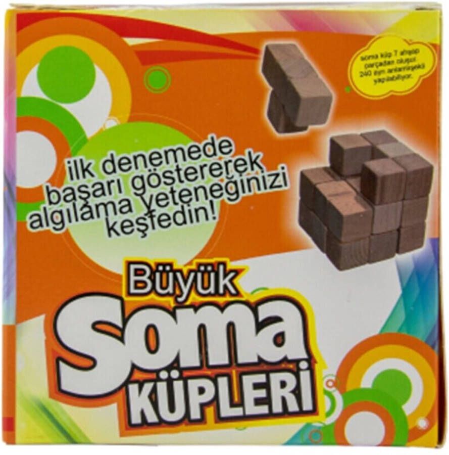 Soma Kupleri Natural Soma Cube Puzzle-Game-Toys-Spel-Kerst cadeau-Brain Teaser-Houden spel
