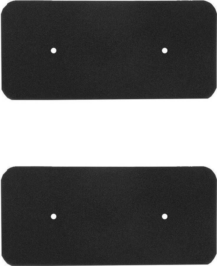 Somstyle 2x Filter Geschikt Voor Samsung DC6200376A Wasdroger 230x100 mm Schuimfilter Droger Zwart