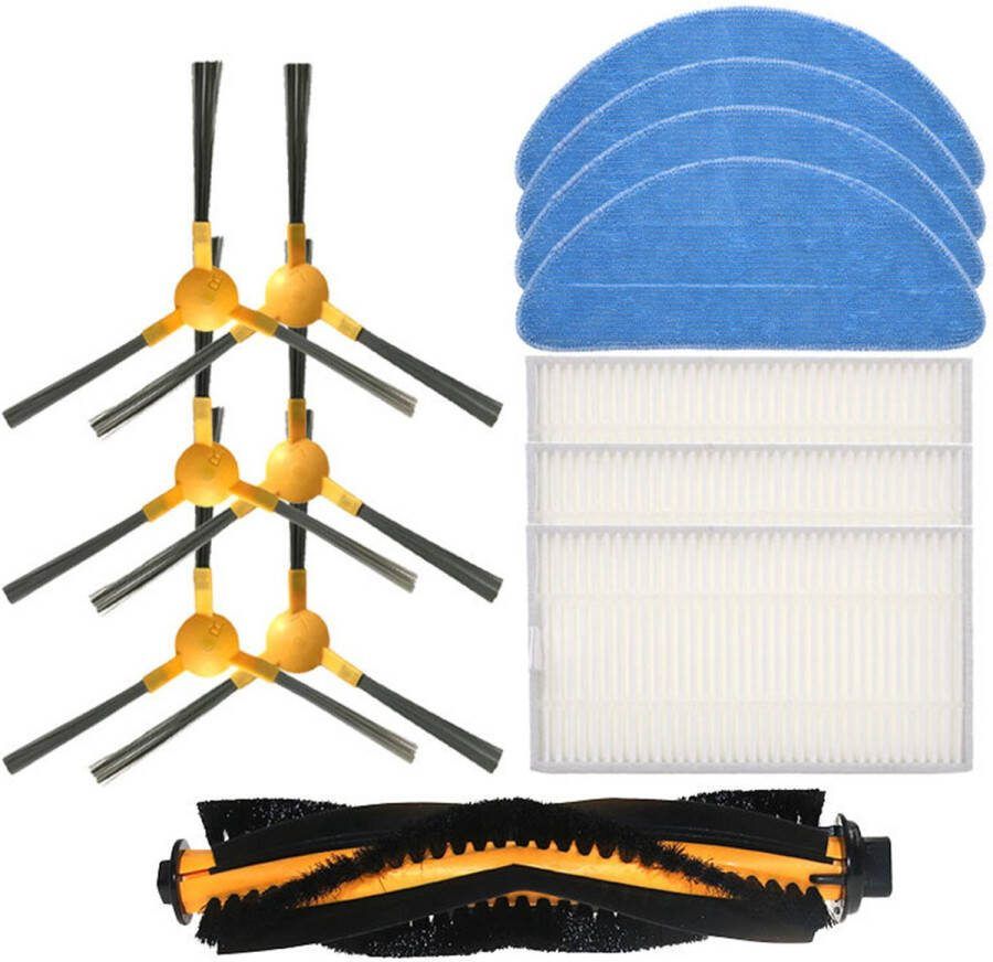 Onderdelen Geschikt Voor Blaupunkt Bluebot XBOOST BPK-VCBB1XB & BPK-BHXB2 Robotstofzuiger Onderhoud Set 14-Delig