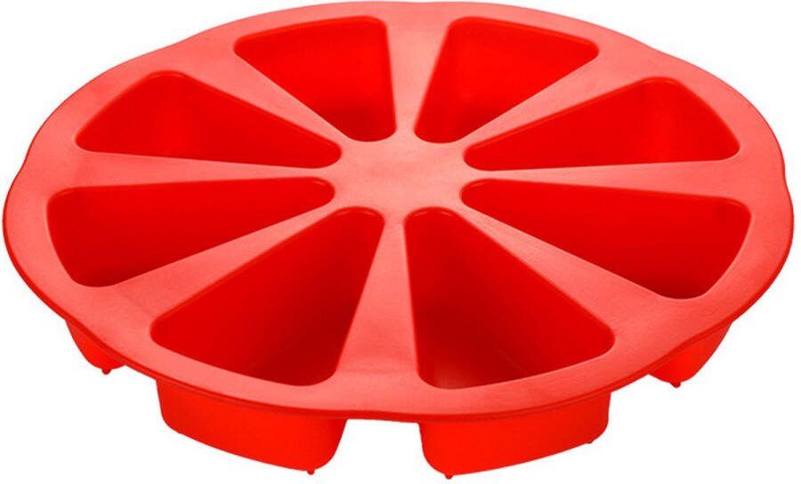Somstyle Siliconen Tulband Bakvorm Cakevorm 28 CM Bakspullen Rood