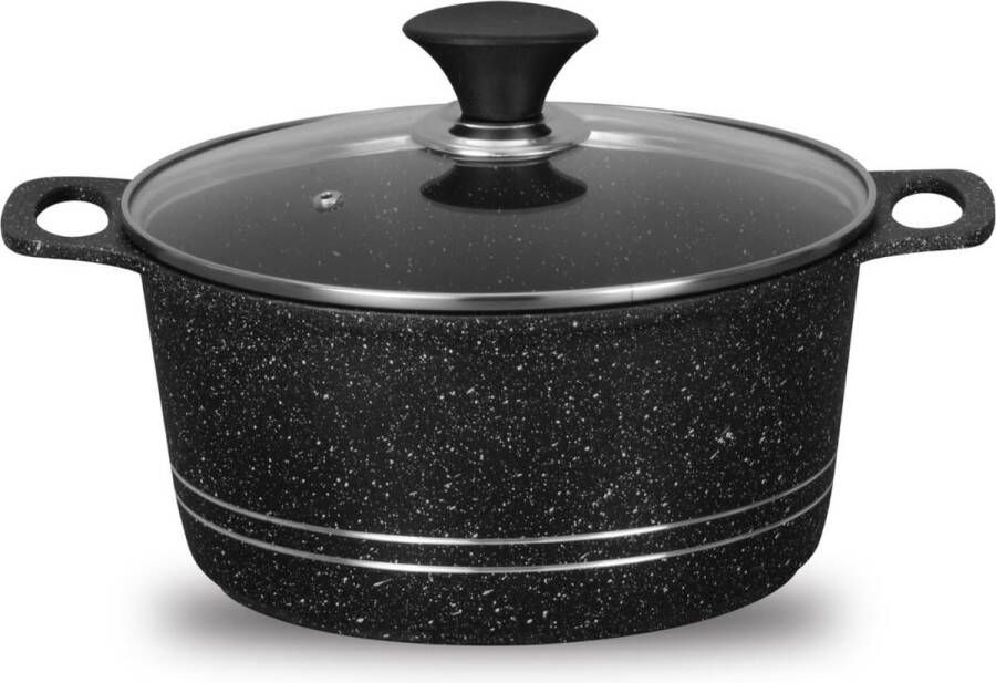 Sonex Graniet kookpan 20cm Italia Pot (Geschikt voor alle warmtebronnen)