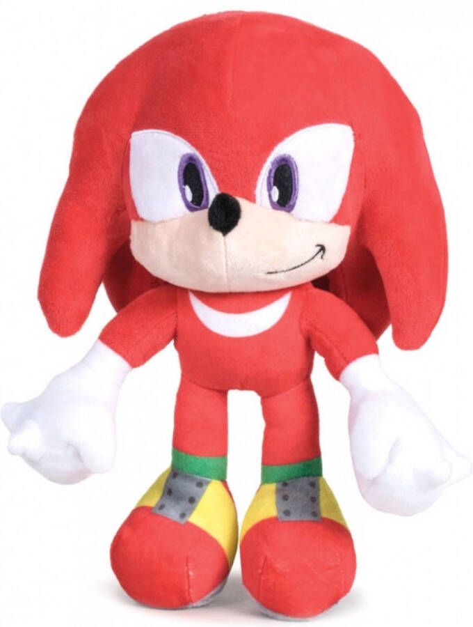 Sonic The Hedgehog: Knuckles Pluche Knuffel 30 cm | Peluche Plush Toy | Speelgoed knuffeldier knuffelpop voor kinderen jongens meisjes | De Egel | Shadow Miles Tails Prower