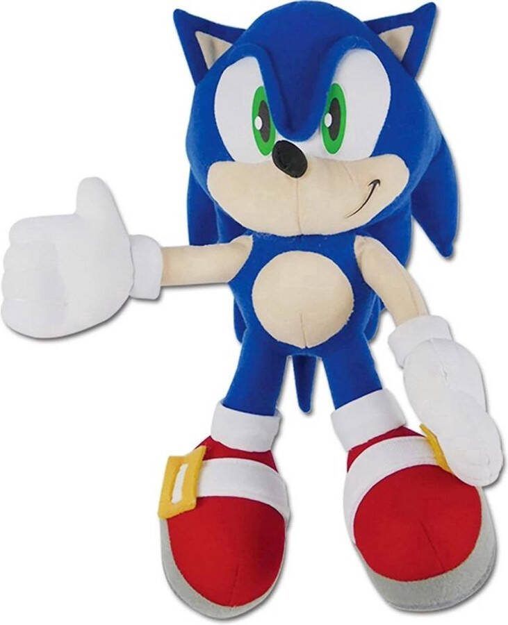 Sonic the Hedgehog Pluche Knuffel XXL 100 cm { 2 Grote XL Plush Toy Speelgoed knuffeldier knuffelpop voor kinderen jongens meisjes Sonic De Egel Silver Knuckles Shadow Miles Tails Prower Amy Dr. Eggman}