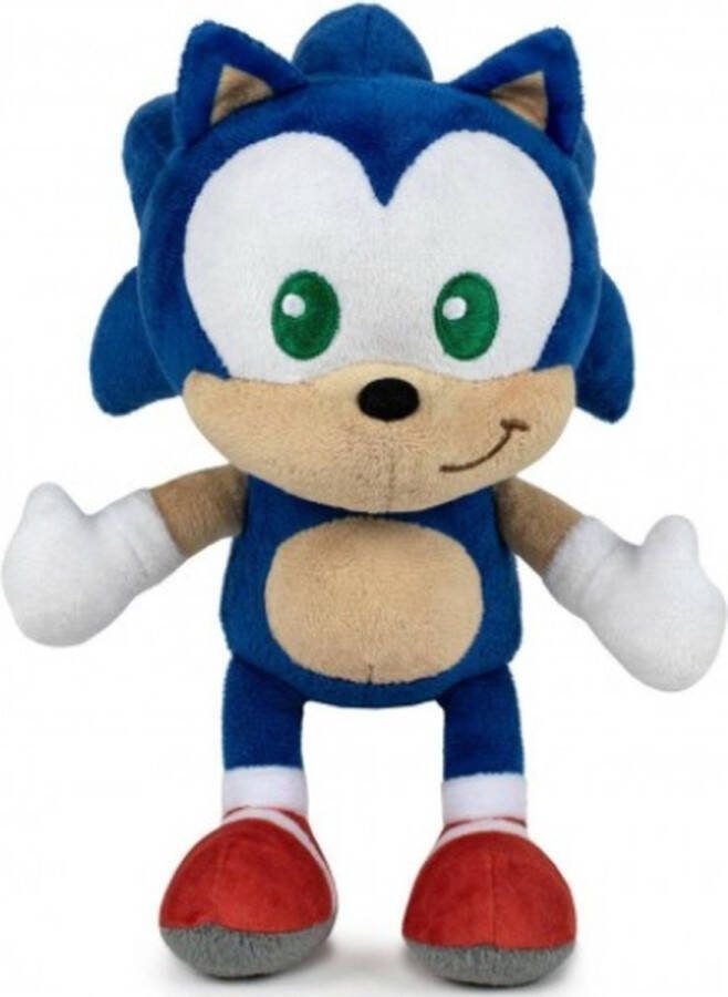 Sonic the Hedgehog Sonic – Pluche Knuffel 23 cm { 2 Plush Toy Speelgoed knuffeldier knuffelpop voor kinderen jongens meisjes Sonic De Egel Silver Knuckles Shadow Miles Tails Prower Amy Dr. Eggman}