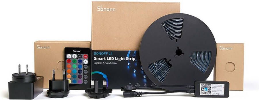 Sonoff Smart LED Light Strip 2 Meter Geschikt voor Android & IOS Werkt met Alexa Google Assistant Nest