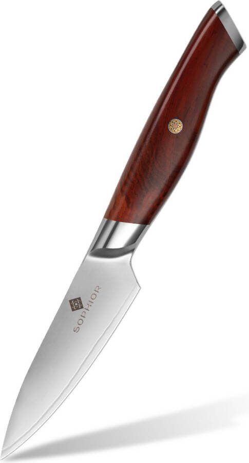 SOPHIOR Classic Heritage collectie Schilmes 3-laags staal Rozenhouten handvat