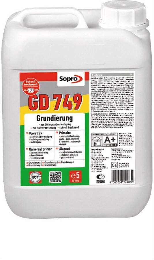 Sopro Voorstrijk Zuigende Ondergrond GD 749 1 kg