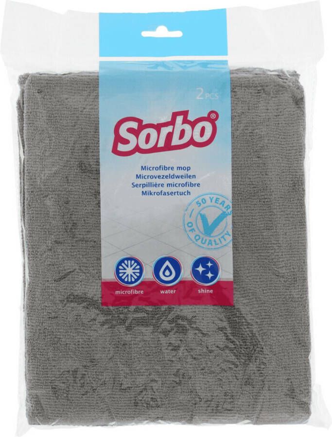 Sorbo 10x Microvezeldweil Uni 50x60 cm 2 stuks