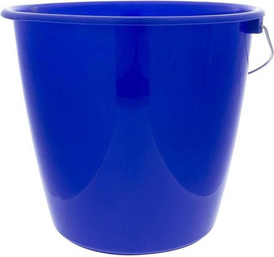 Merkloos Sorbo emmer blauw kunststof 5 liter Emmers