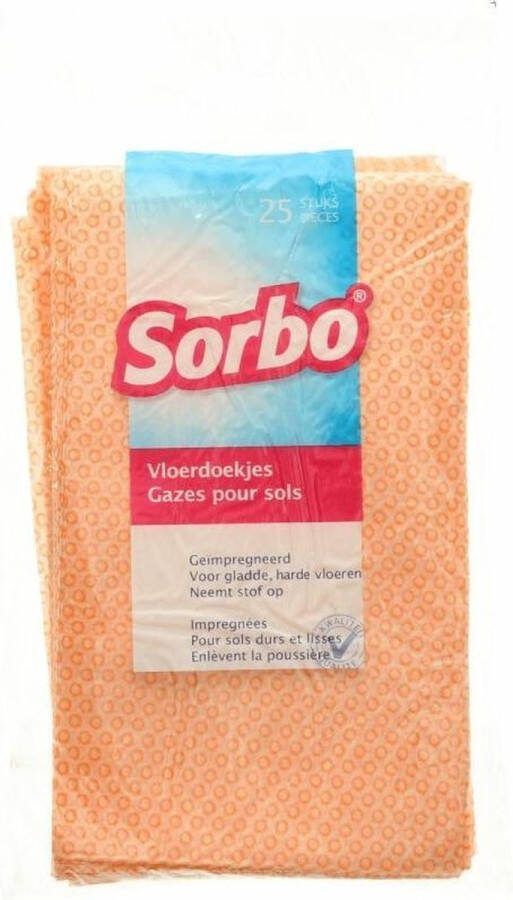 Sorbo Vloerdoekjes alle harde vloeren 24 x 40 cm Vloerwissers