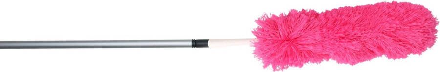 Sorex Microvezel plumeau duster met telescoopsteel roze 75 150 cmï¿½- Huishuidelijke en schoonmaken afstoffen