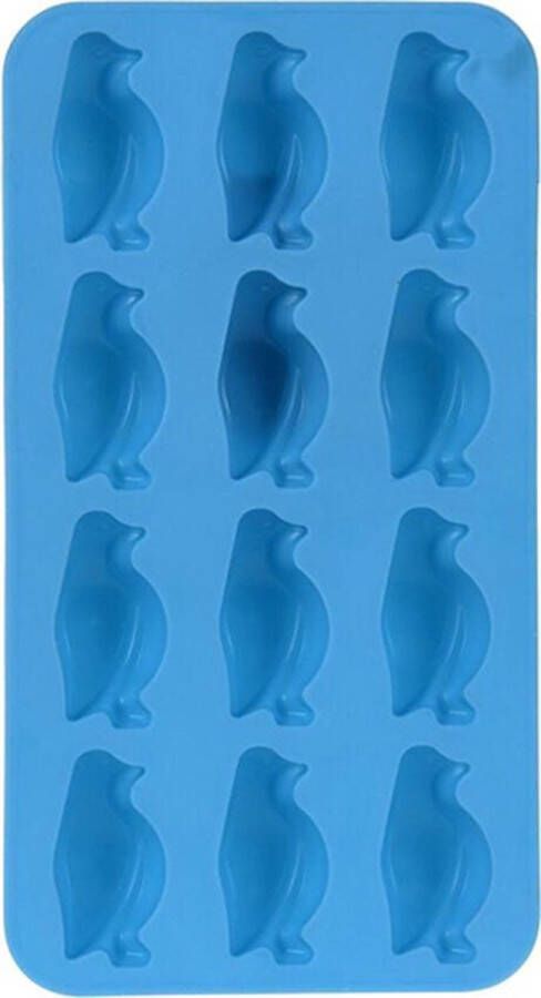 SOROH Cactula rode ijsblokjes vorm met Pinguins| Ijsblokjesvorm Pinguins| voor 12 ijsblokjes