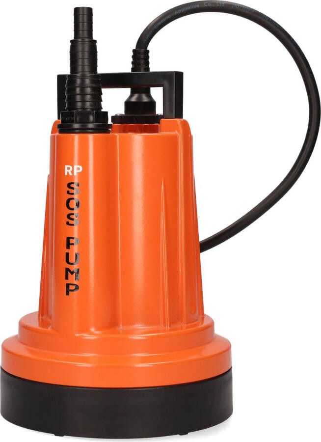 Sos pump Vlakzuigende Dompelpomp Krachtige waterpomp voor toepassingen Kelder platte dak vijvers en meer Meertraps Slangtule Terugslagklep & Draadnippel 290W 5000 L H 2MM