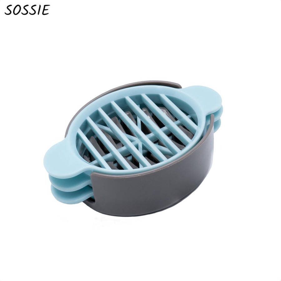 Sossie Eiersnijder 3 in 1 Vaatwasbestendig Ei Snijder Eisnijder Eiersnijders Egg Slicer