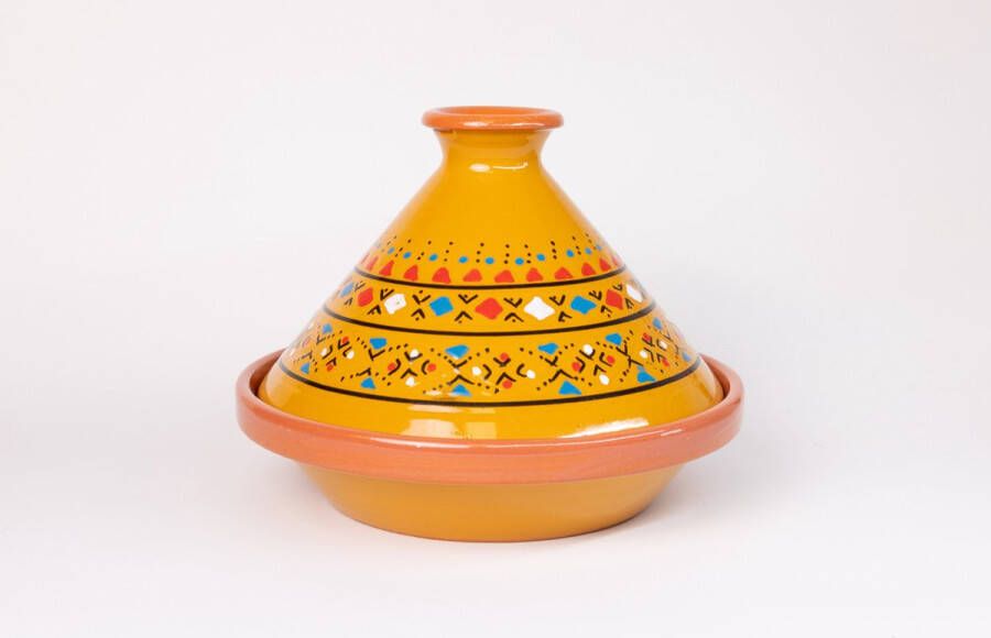 Souk Tajine Unieke Handgemaakte Marokkaanse Kook Tajine M (Geglazuurd) Fes