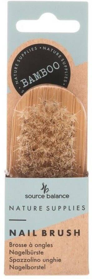 Source balance Bamboo Nagelborstel Bamboe nagelborsteltje Echt varkenshaar