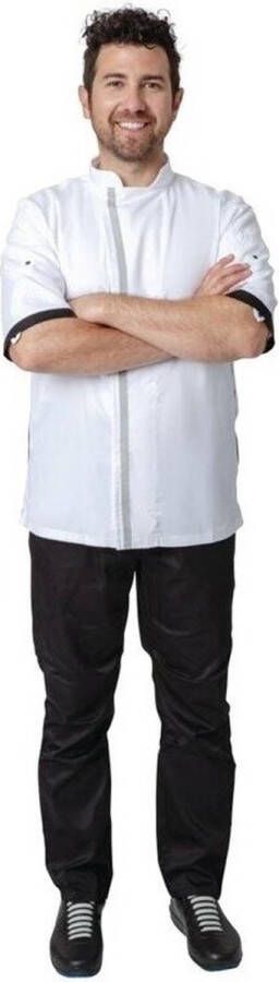 Southside Whites Unisex Koksbuis Korte Mouw Wit Whites Chefs Clothing B998-M