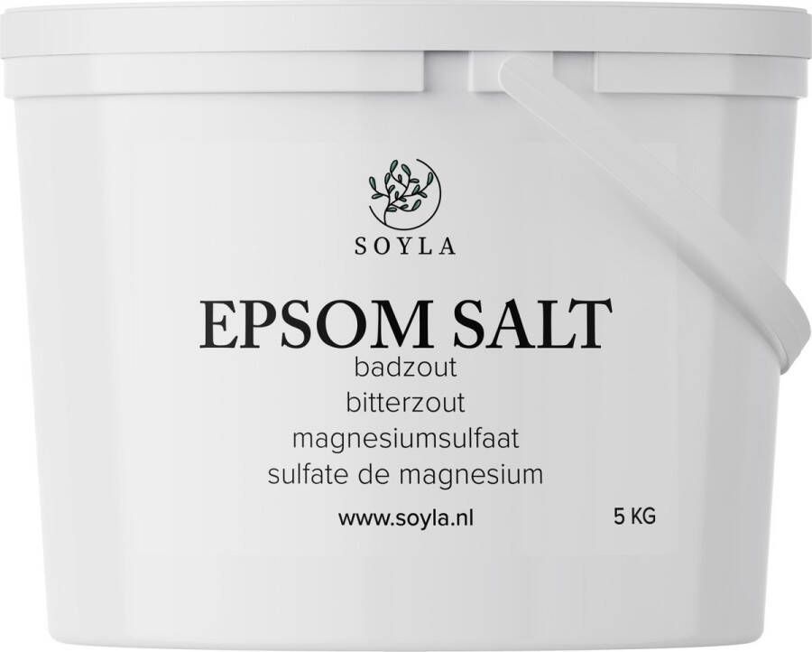 Soyla Epsom Zout 5 KG Badzout Epsom Salt Magnesiumsulfaat
