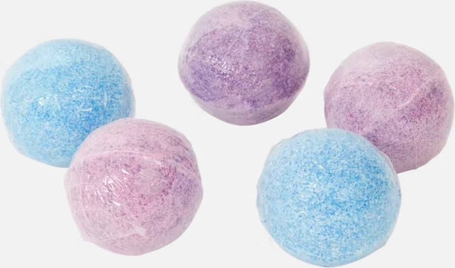 Spa exclusives 5 x 20 gram paarse en blauwe bruisballen Heavenly Dreams Badbruisballen Bath Bombs 5-pack Limited Edition Vegan