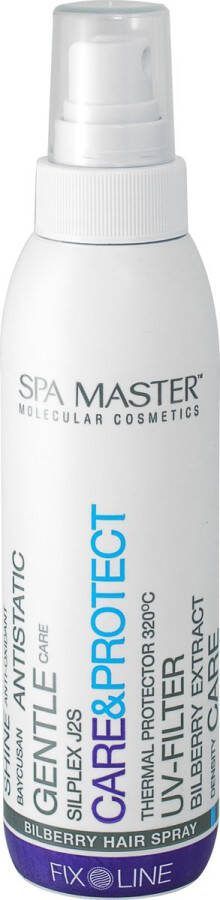 Spa Master Heat Protection Spray Anti-statische Hittebeschermingsspray Verzorgt en Beschermt tot 320°C 200ml