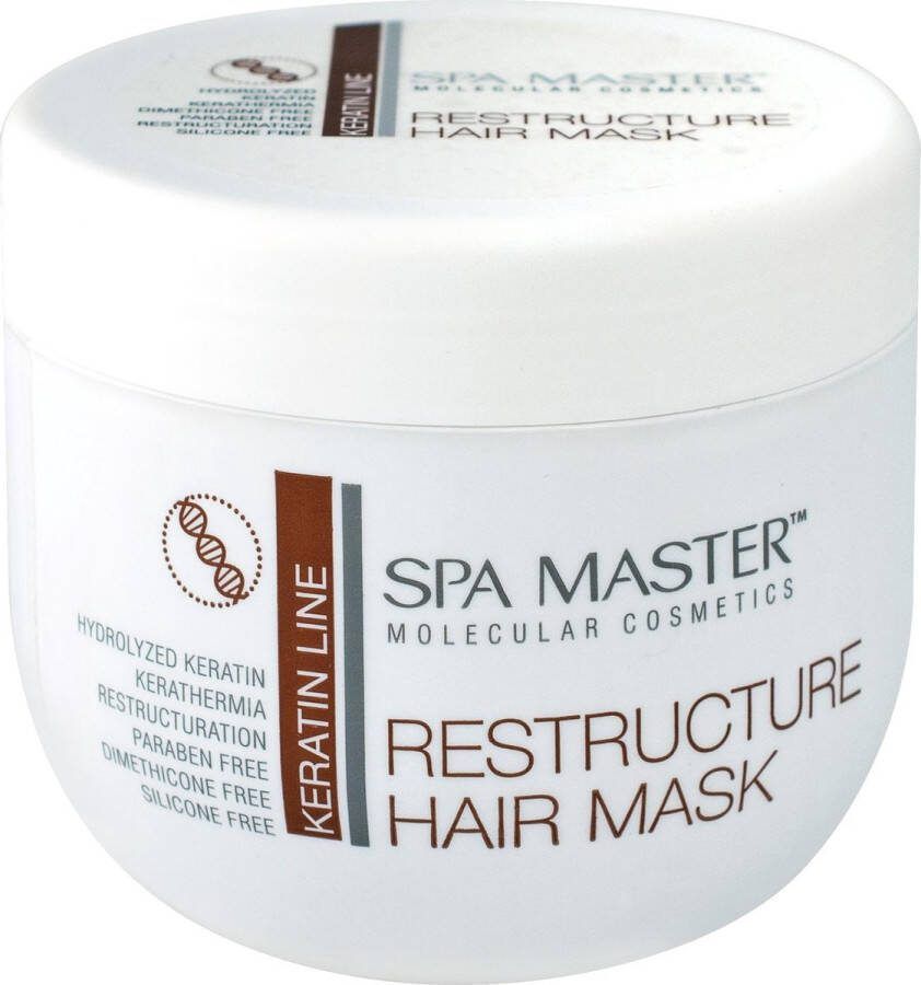 Spa Master Restructure Hair Mask Keratine Haarmasker Voor Beschadigd Haar 500ML