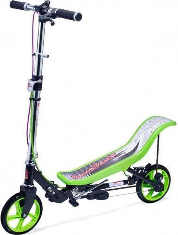 Space Scooter X590 PRO Step Groen Zwart + ThysToys beschermset