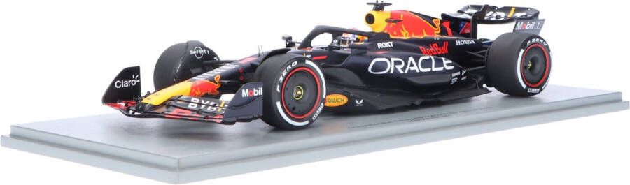 Spark Het 1:18 Diecast-model van het Red Bull RB19 Team Oracle Red Bull Racing #1 van de GP van Bahrein van 2023. De coureur was Max Verstappen. De fabrikant van het schaalmodel is . Dit model is alleen online verkrijgbaar