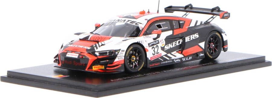 Spark Het 1:43 Diecast-model van de Audi R8 LMS GT3 Team WRT #32 van de 24H Spa van 2022. De rijders waren D. Vanthoor K. van der Linde en C. Weerts. De fabrikant van het schaalmodel is . Dit model is alleen online verkrijgbaar