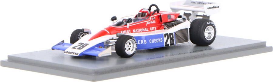 Spark Het 1:43 Diecast model van de Penske PC3 #28 van de GP van Monaco van 1976. De bestuurder was J Watson. De fabrikant van het schaalmodel is .Dit model is alleen online beschikbaar