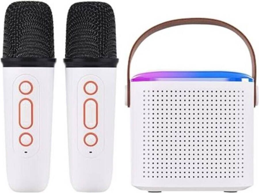 Sparkles & Delight Karaoke microfoon karaoke set 2 microfoons draadloos -karaokesets voor volwassenen en kinderen