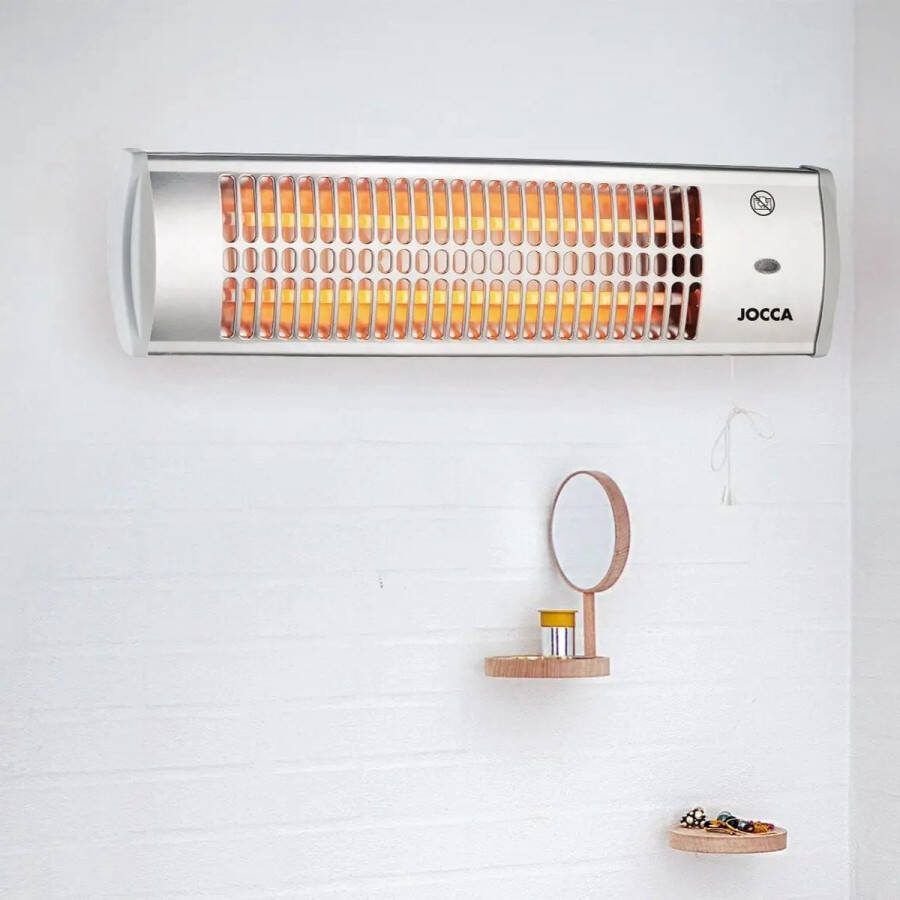 Sparkles & Delight Terrasverwarmer infrarood muurkachel eletrische kachel voor binnen en buiten 1200 W