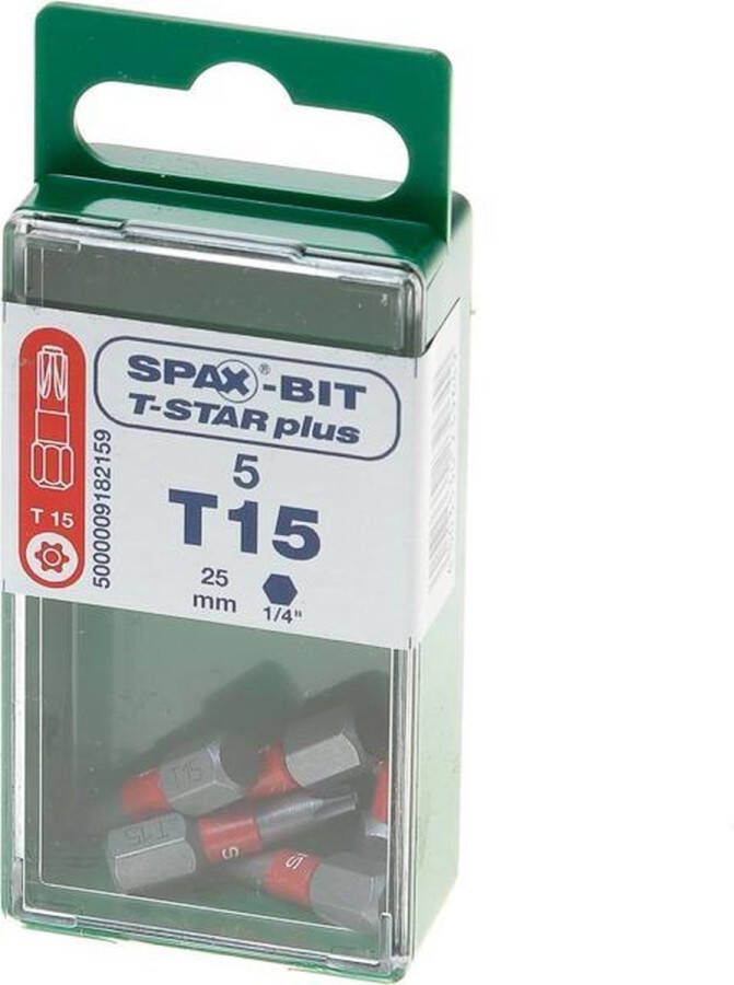 Spax bit t-star 50mm t15(5st)