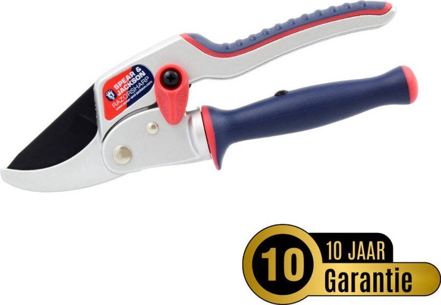 Spear & Jackson aambeeld snoeischaar Vlijmscherpe Ratel-Twist takkenschaar Snoeischaren bloemenschaar heggenschaar 10JAAR GARANTIE