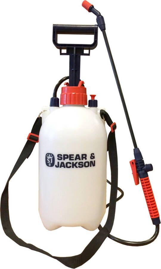 Spear & Jackson Drukspuit 5 Liter Druksproeier Onkruidverdelger Sproeier Drukspuiten drukspuit zuurbestendig drukspuit zuur