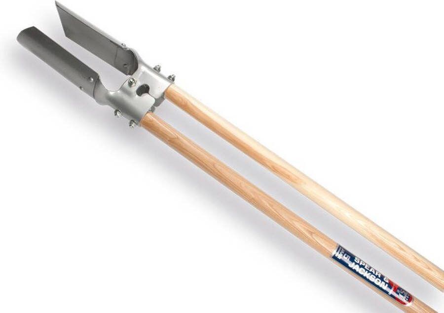 Spear & Jackson Palenzetter Palenboor Jumbo Grondgatheffer met houten handvat Grondboor -Met twee Essenhout stelen