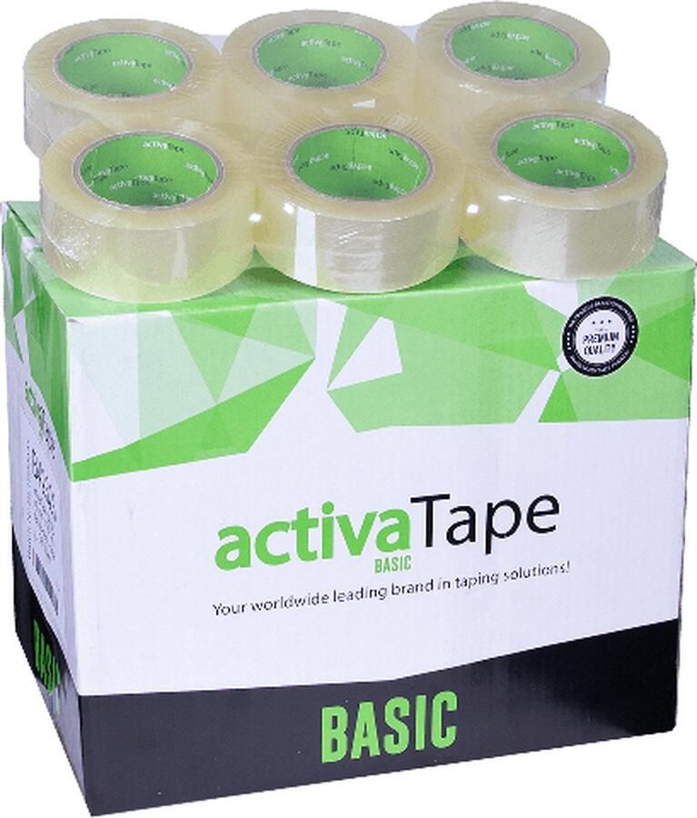 Specipack Verpakkingstape 6 rollen Hoge Kleefkracht Transparant Tape Plakband