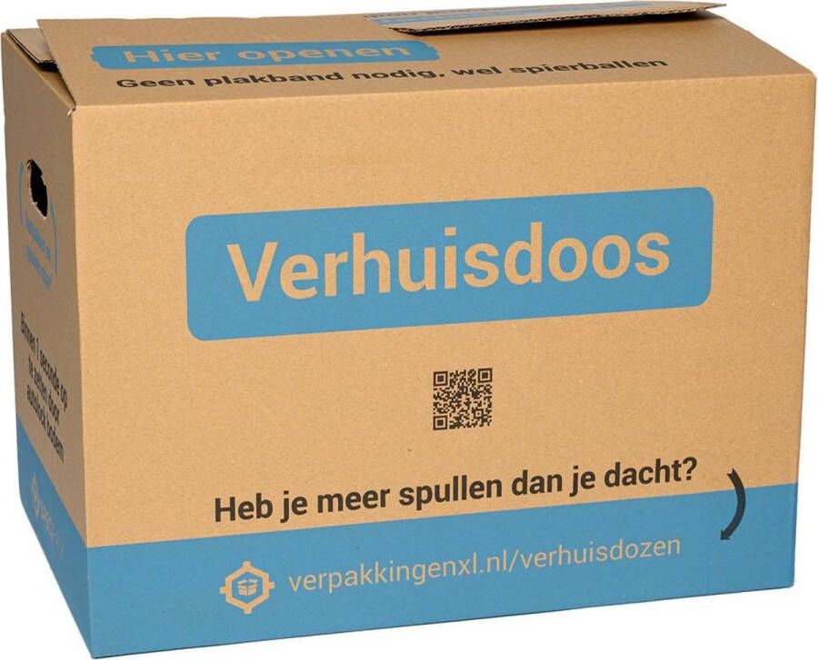 Specipack Verhuisdozen Standaard 58 Liter 10 Verhuis Dozen met Autolock bodem