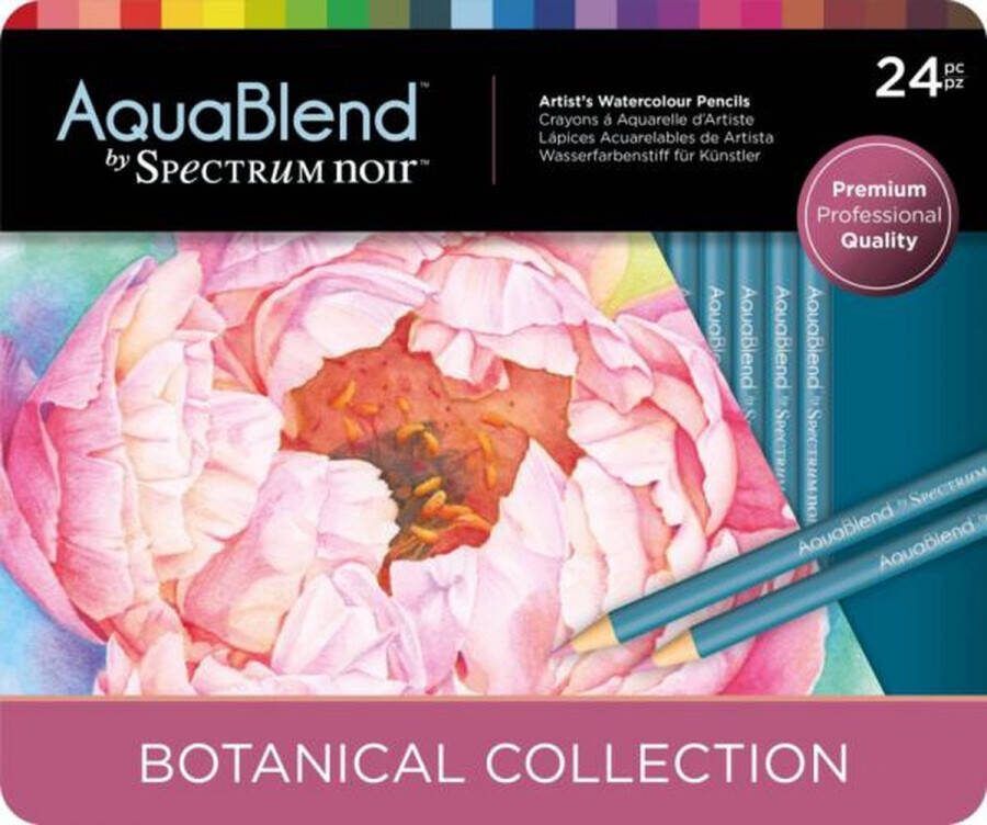 Spectrum Noir Aquablend Potloden a 24 stuks (Vernieuwde kwaliteit) Botanical